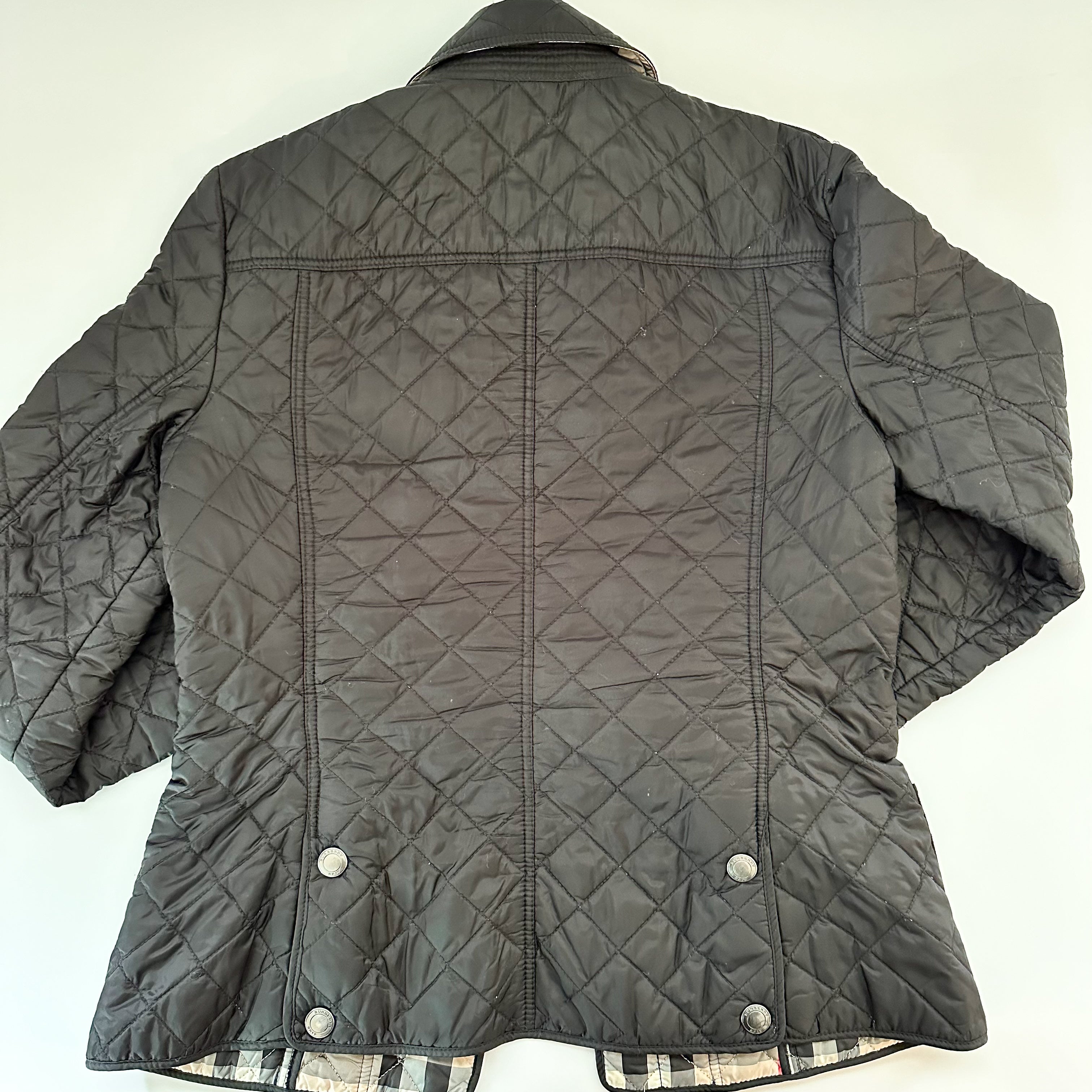 Burberry Brit Nylon Quilted Jacket Sz Small