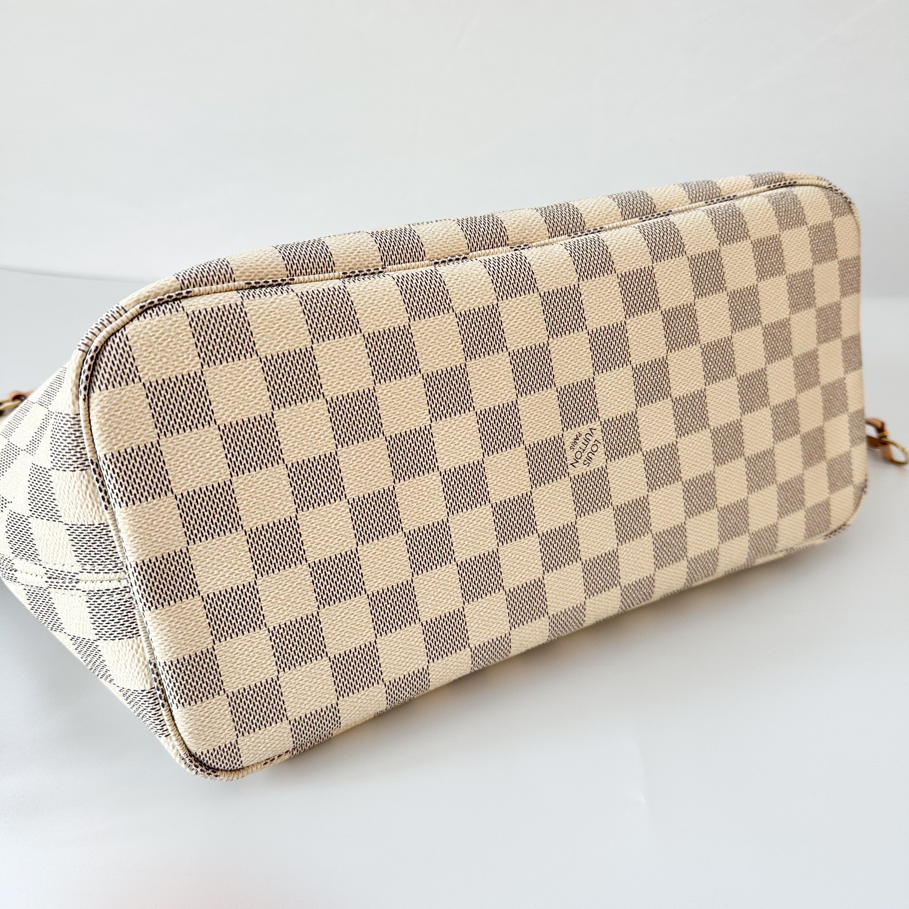 Louis Vuitton  Damier Azur Neo Neverfull MM Rose Ballerine