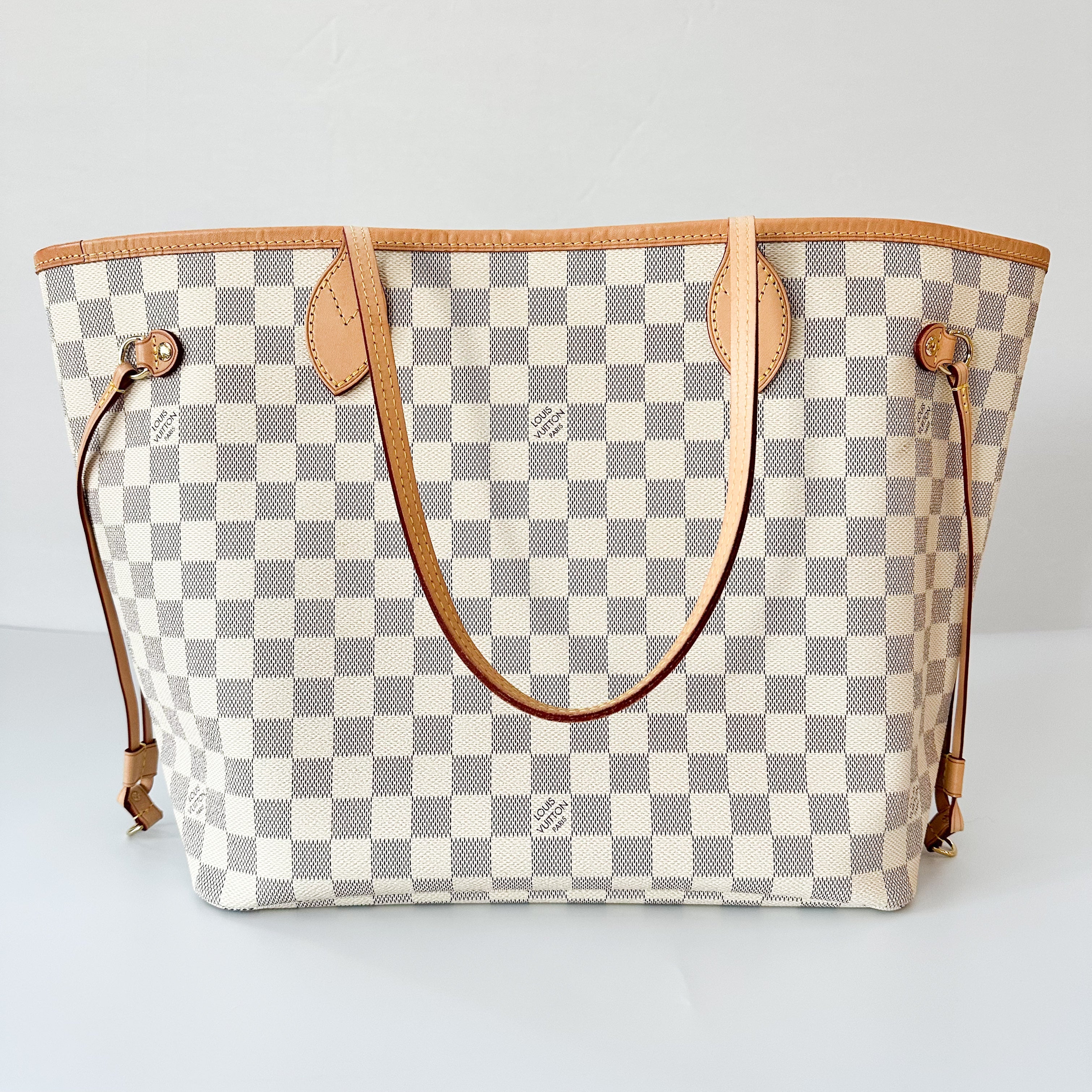 Louis Vuitton  Damier Azur Neo Neverfull MM Rose Ballerine