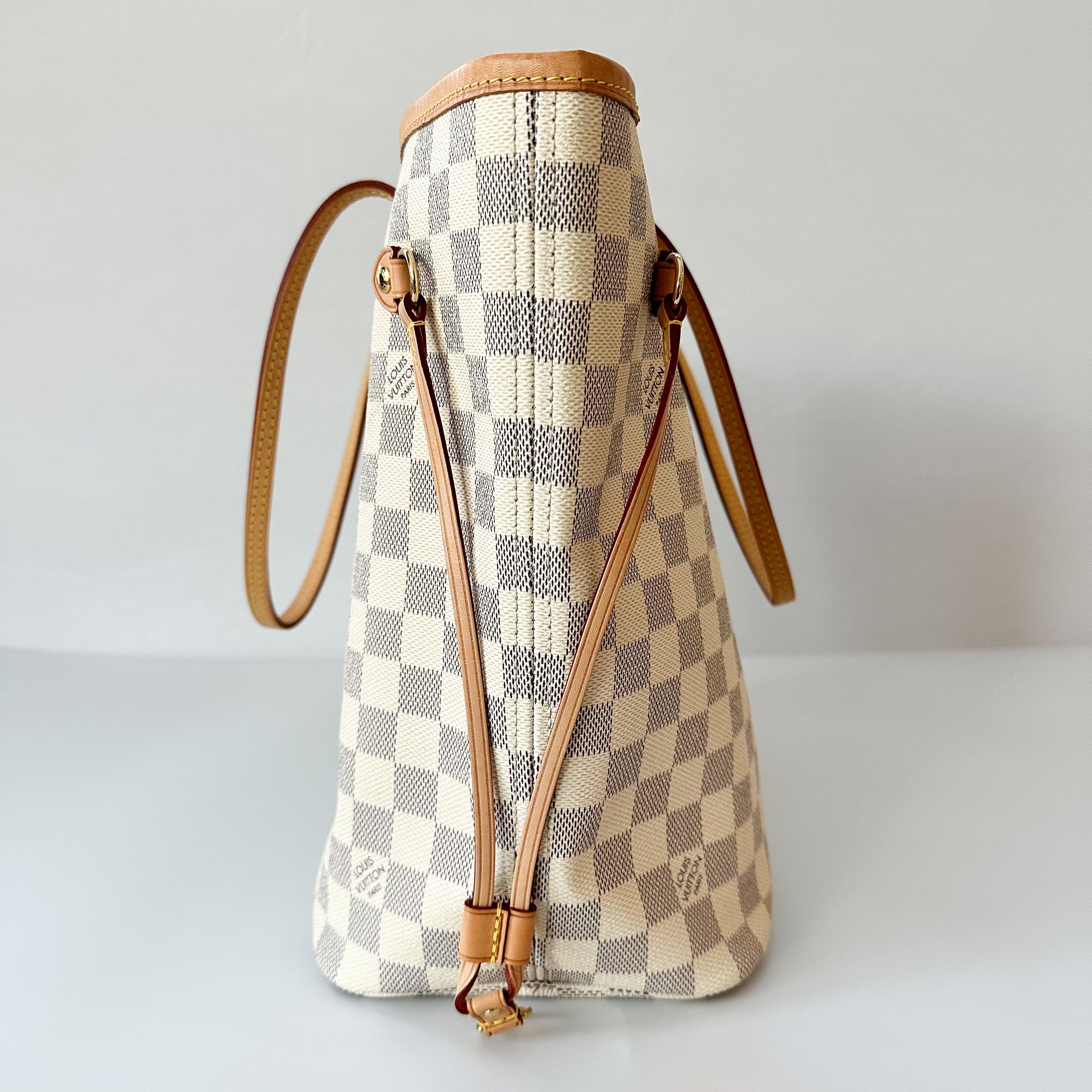 Louis Vuitton  Damier Azur Neo Neverfull MM Rose Ballerine