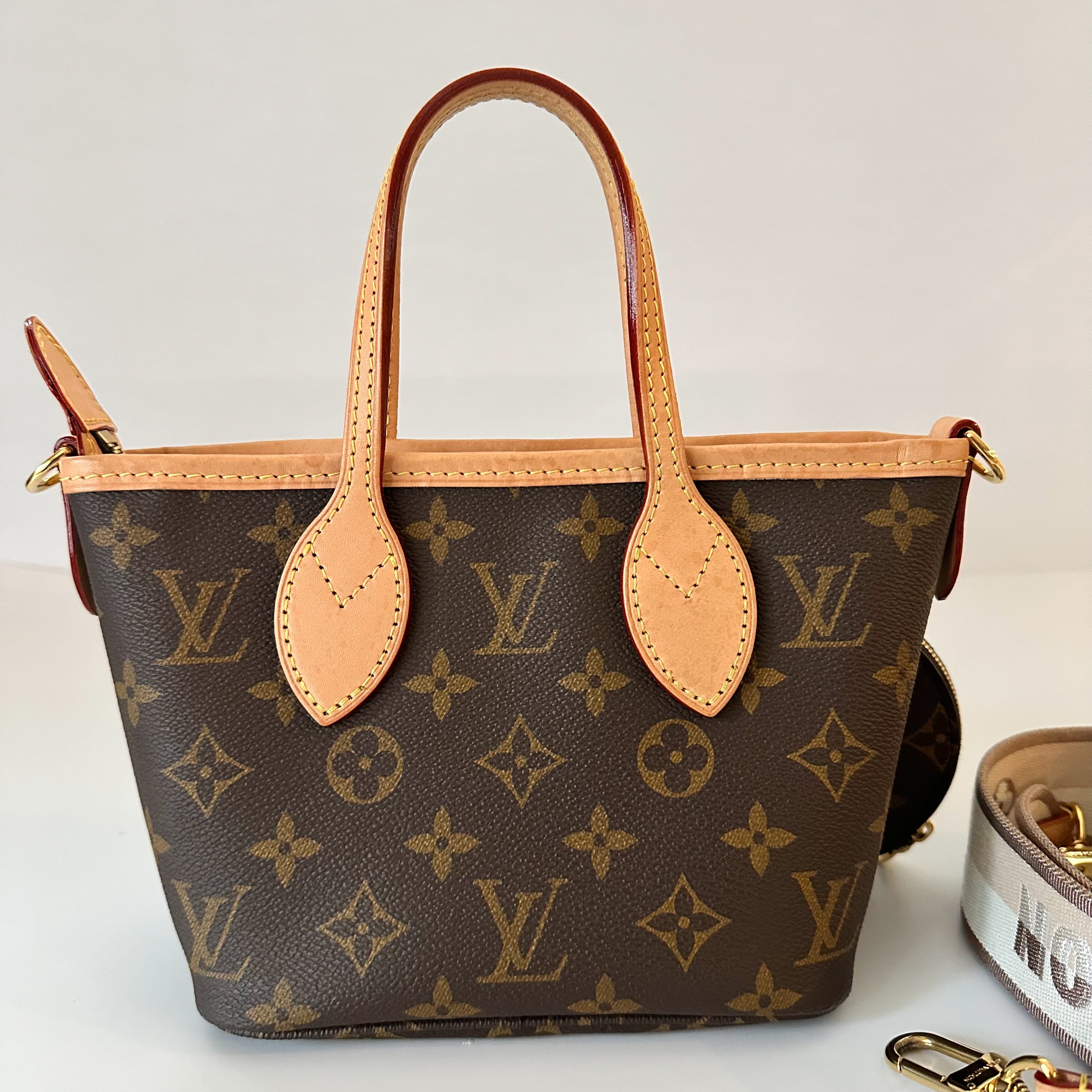 Louis Vuitton Monogram Neverfull BB Beige