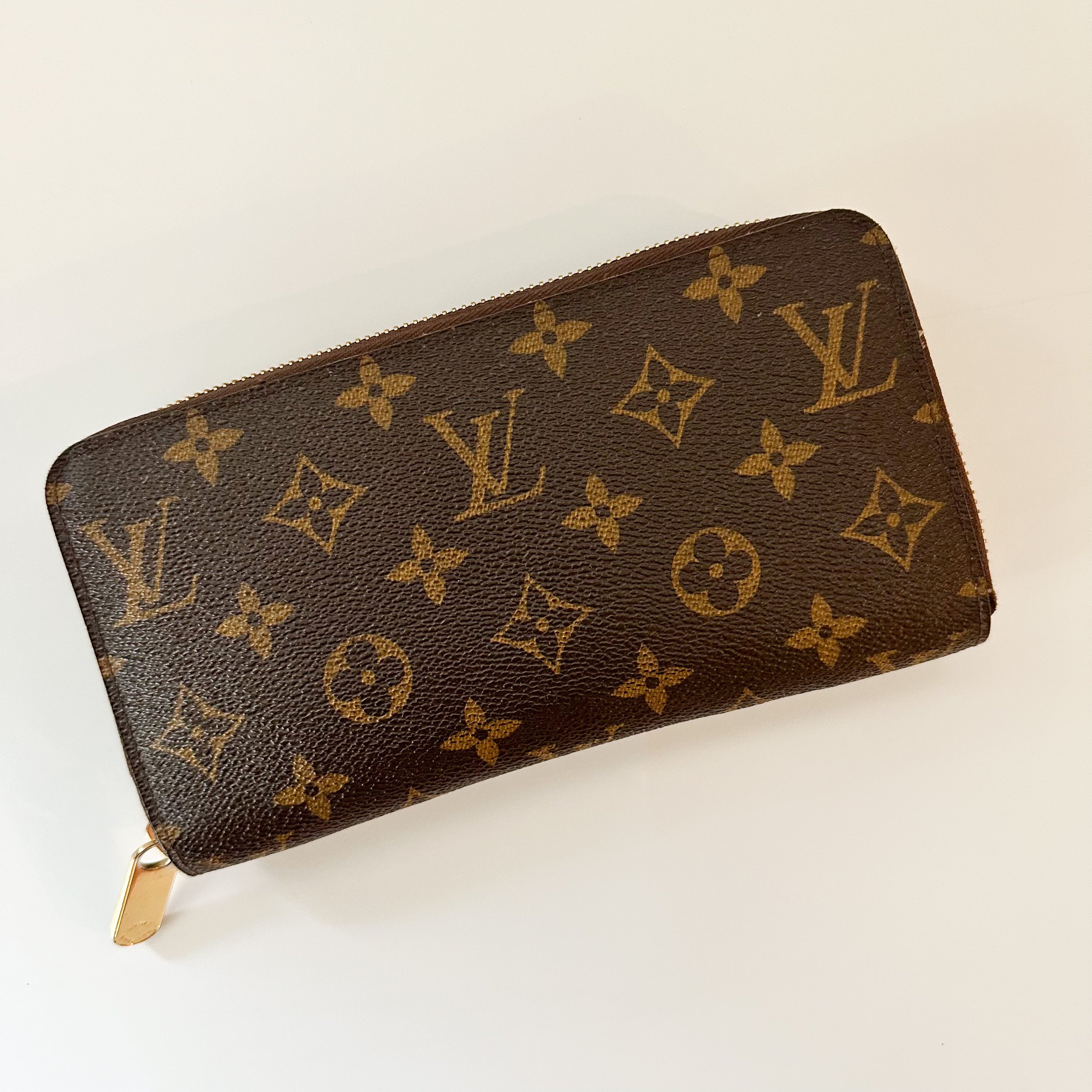 Louis Vuitton Monogram Zippy Wallet Rose Ballerine