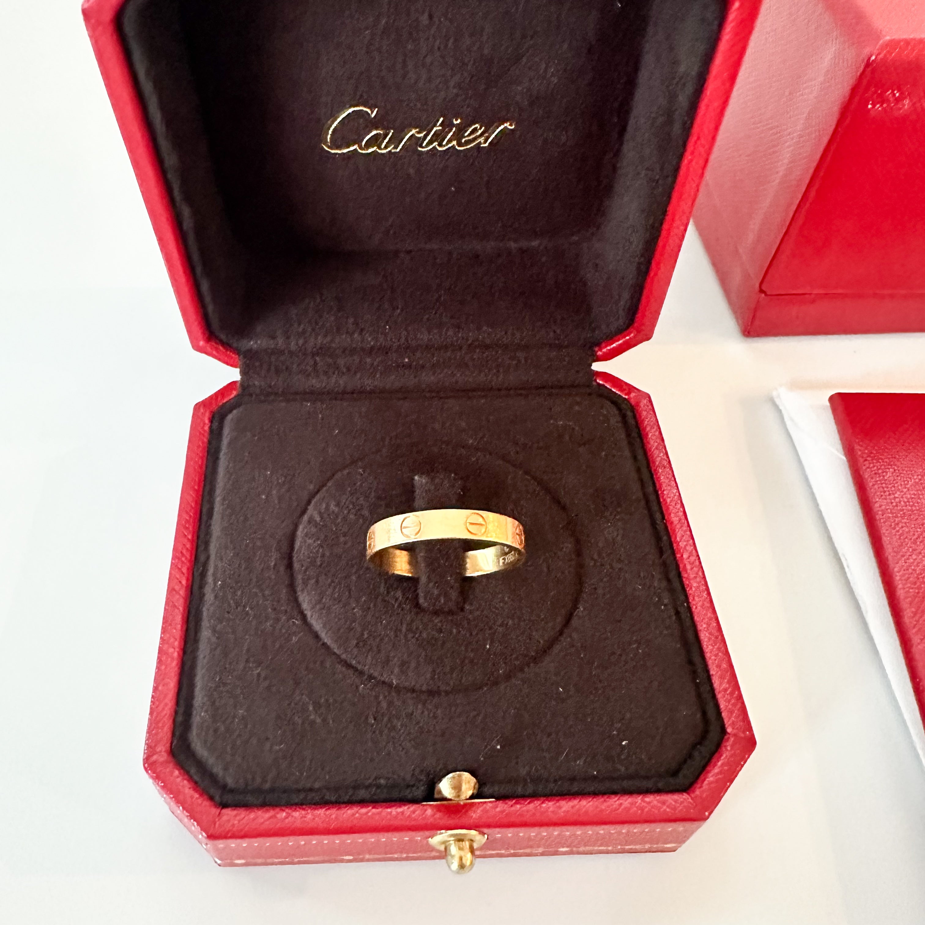 Cartier Love Wedding Band Yellow Gold 3.6mm sz 56