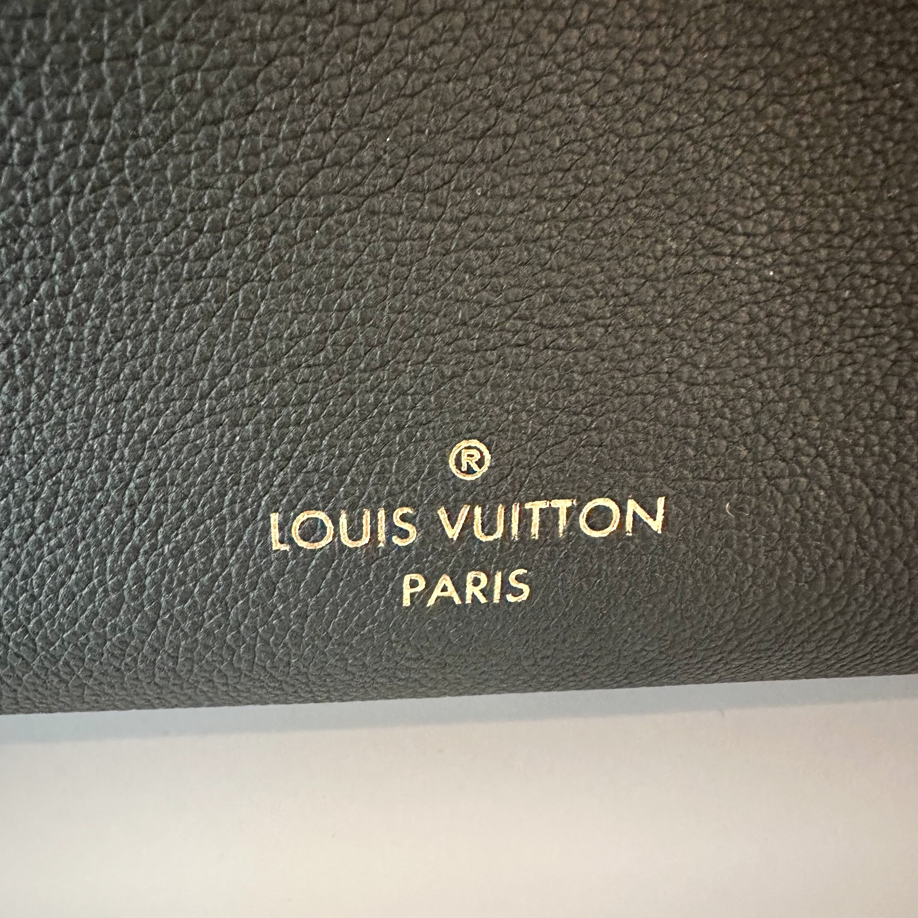 Louis Vuitton  Calfskin Monogram Tufting On My Side Black