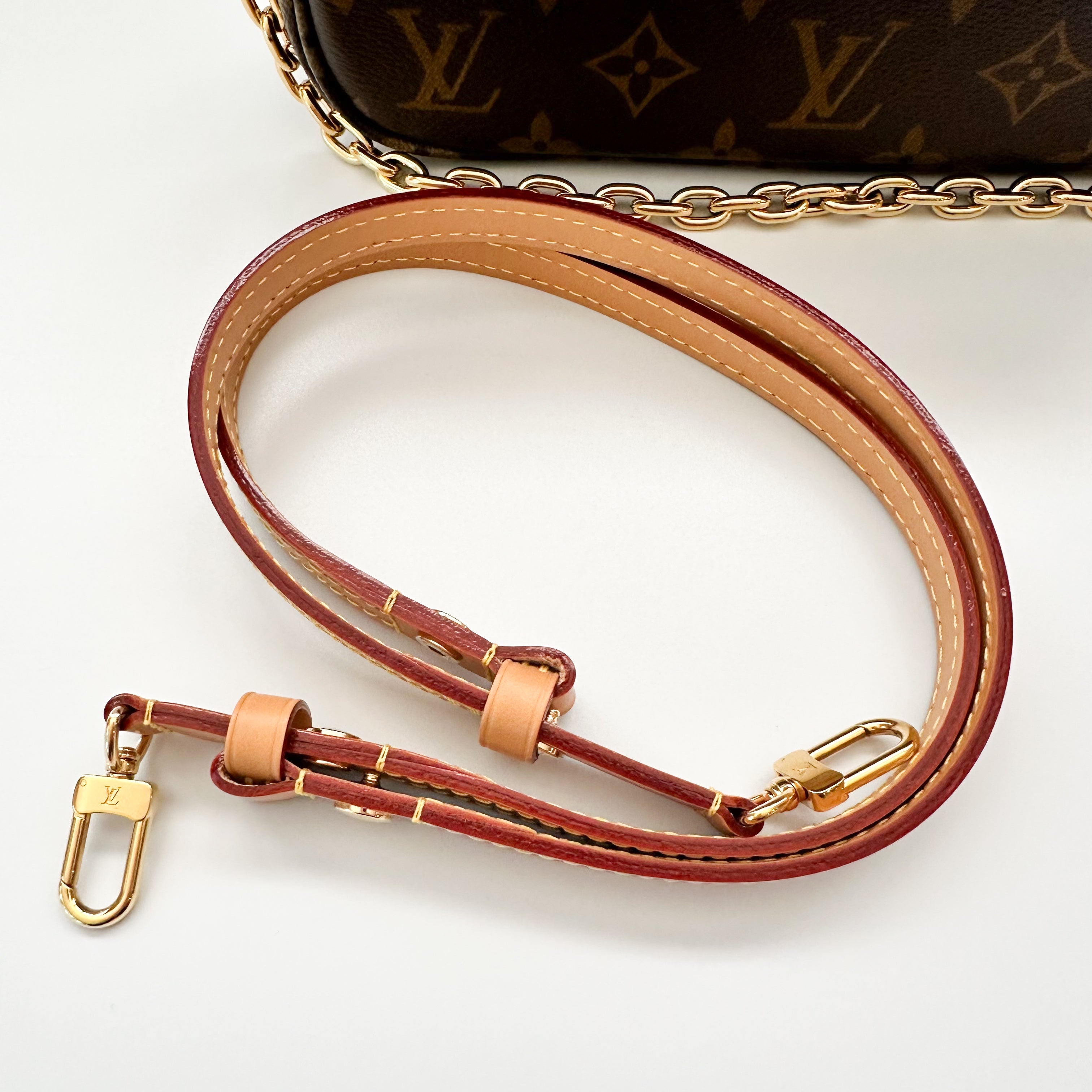 Louis Vuitton Monogram Ivy Wallet On Chain