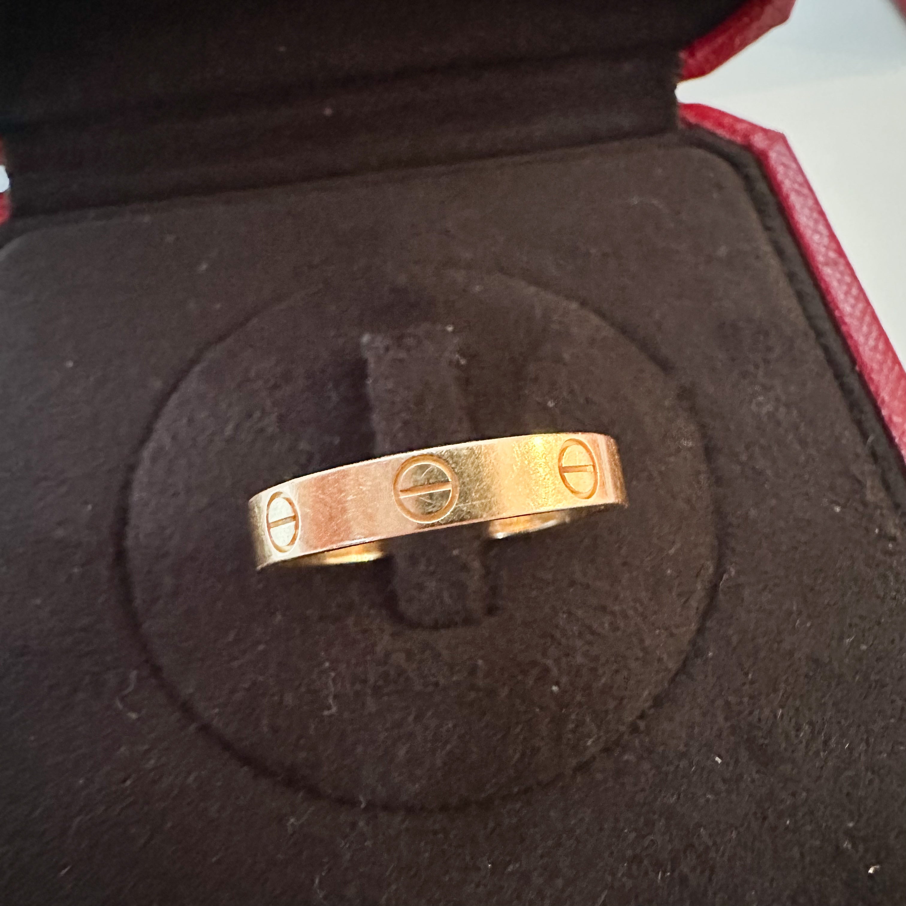 Cartier Love Wedding Band Yellow Gold 3.6mm sz 56