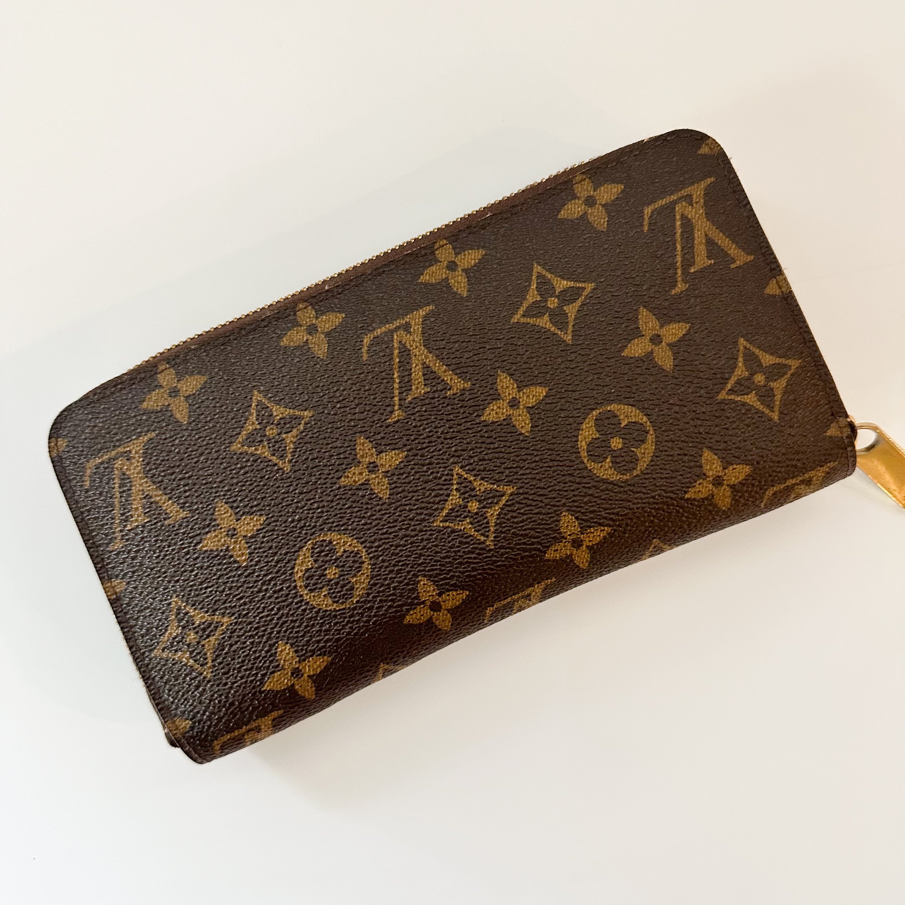 Louis Vuitton Monogram Zippy Wallet Rose Ballerine