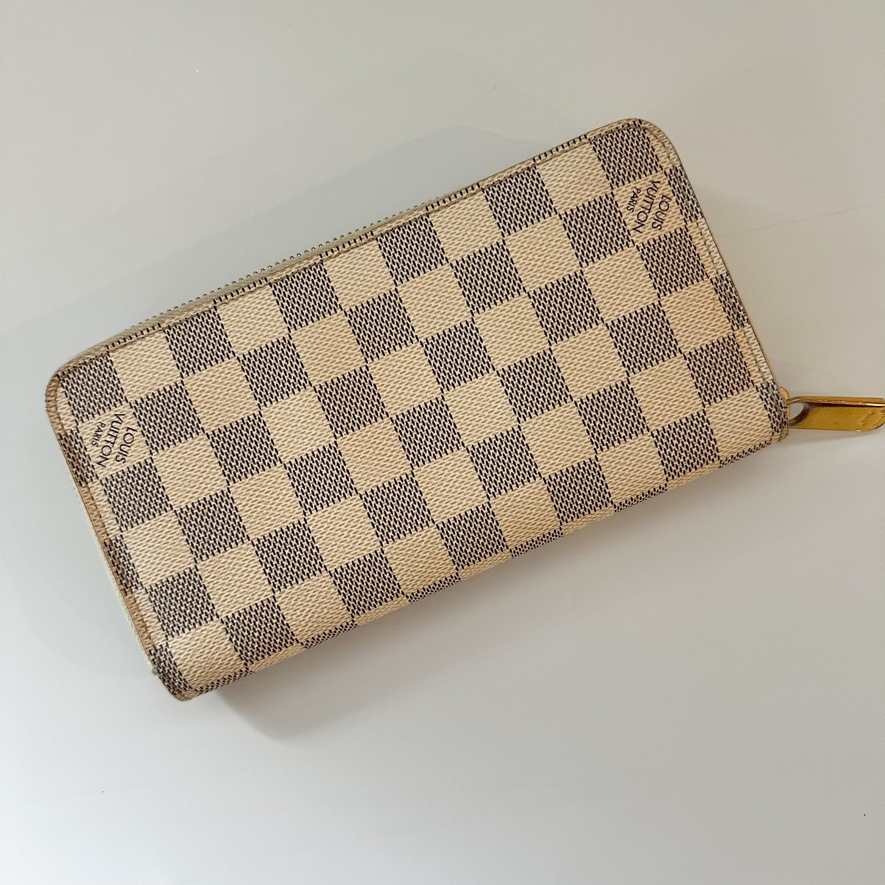 Louis Vuitton Damier Azur Animation Zippy Wallet