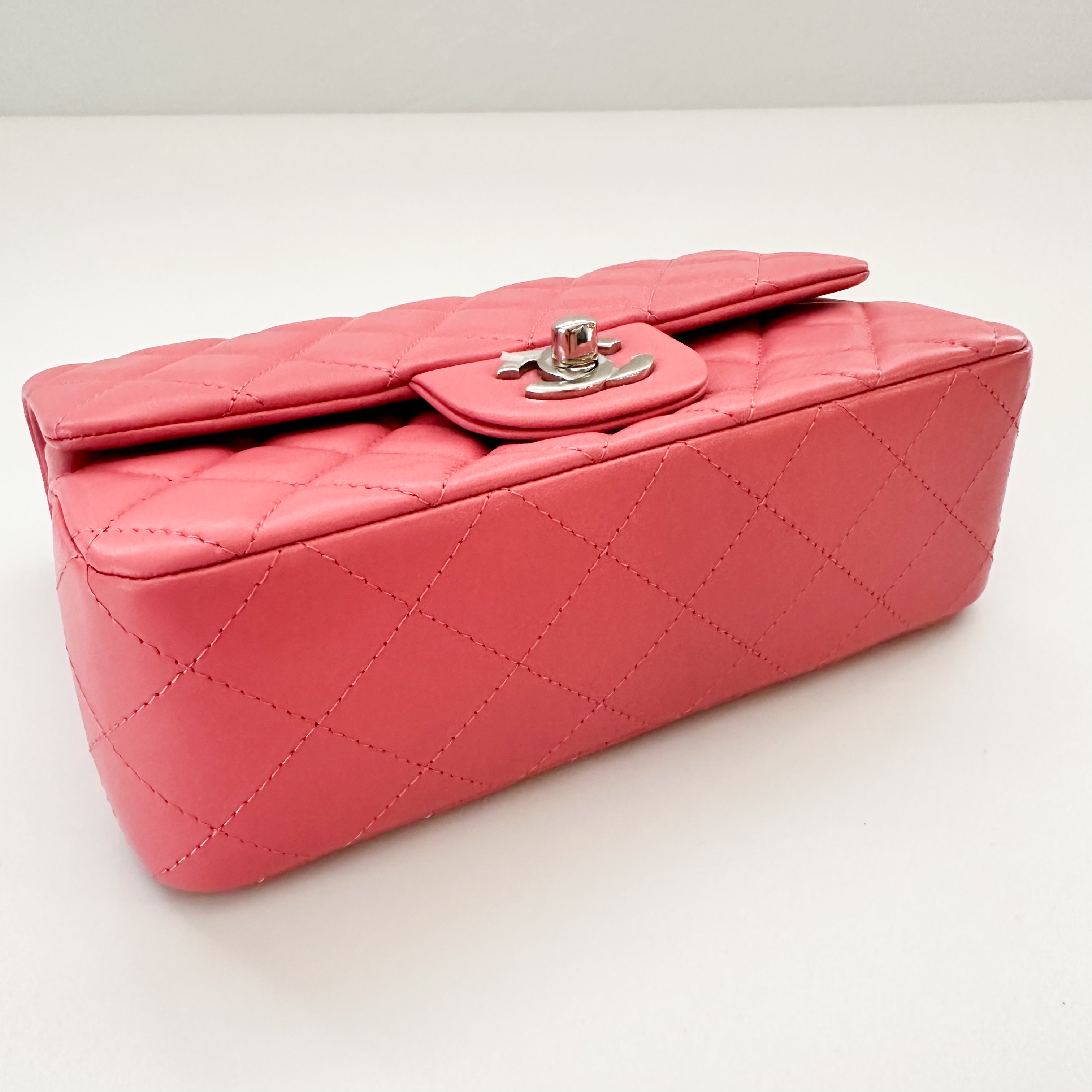 Chanel 23B Mini Flap Rose Pink