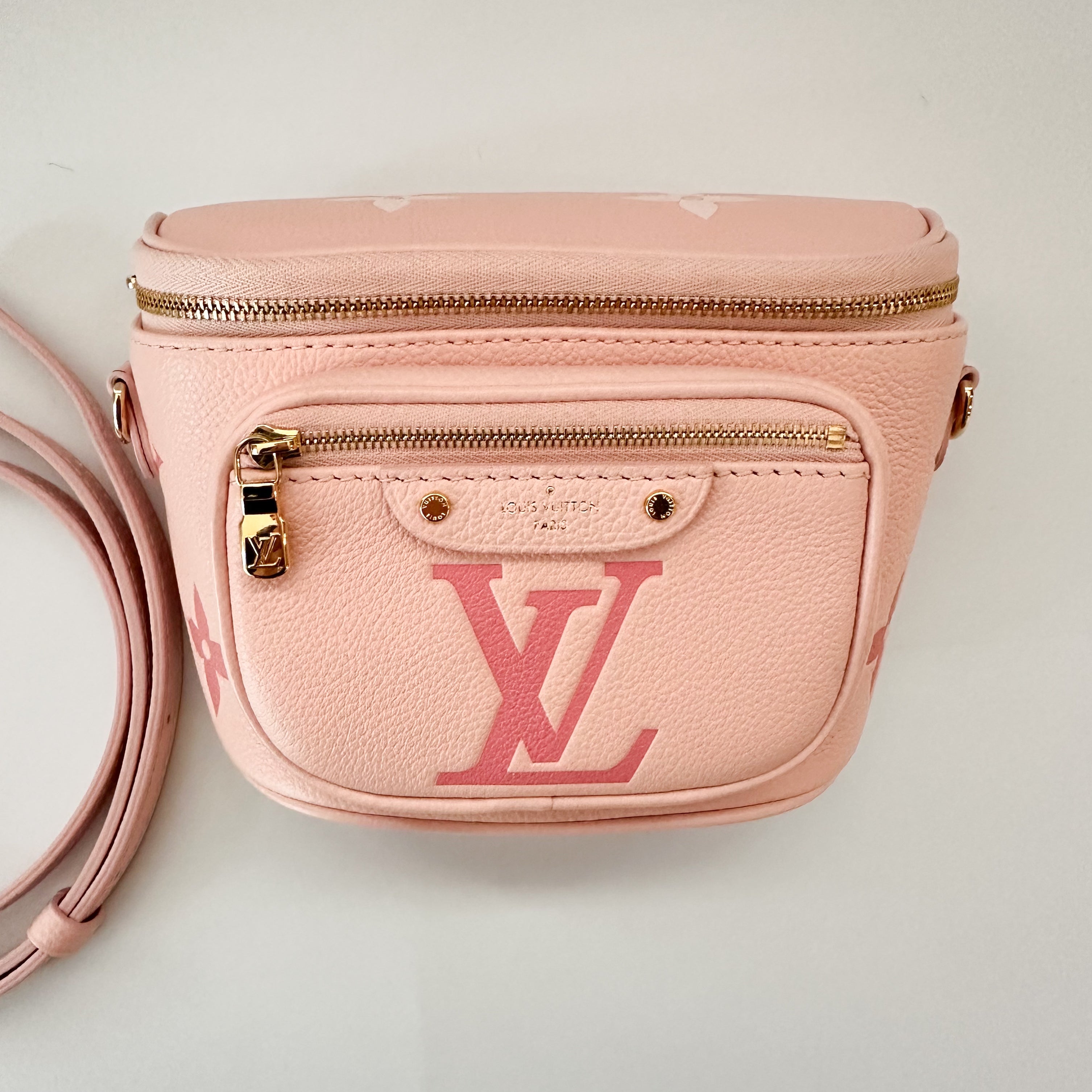 Louis Vuitton Bum Bag By The Pool Monogram Empreinte Giant Mini Pink