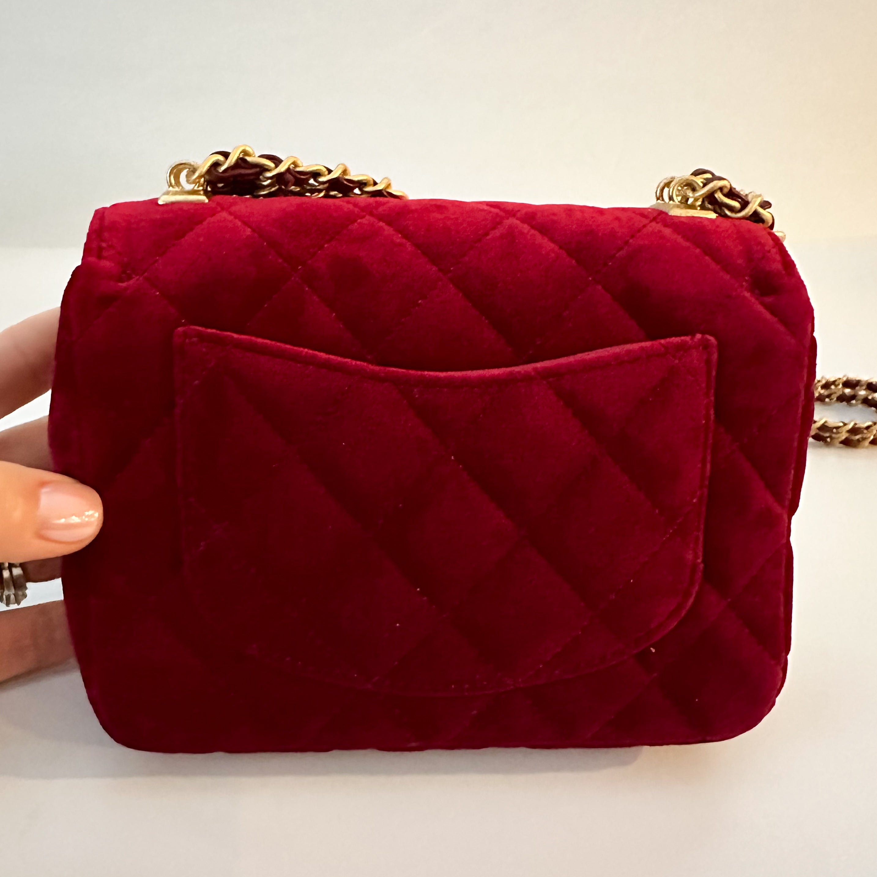 Chanel Velvet Enamel Mini Flap