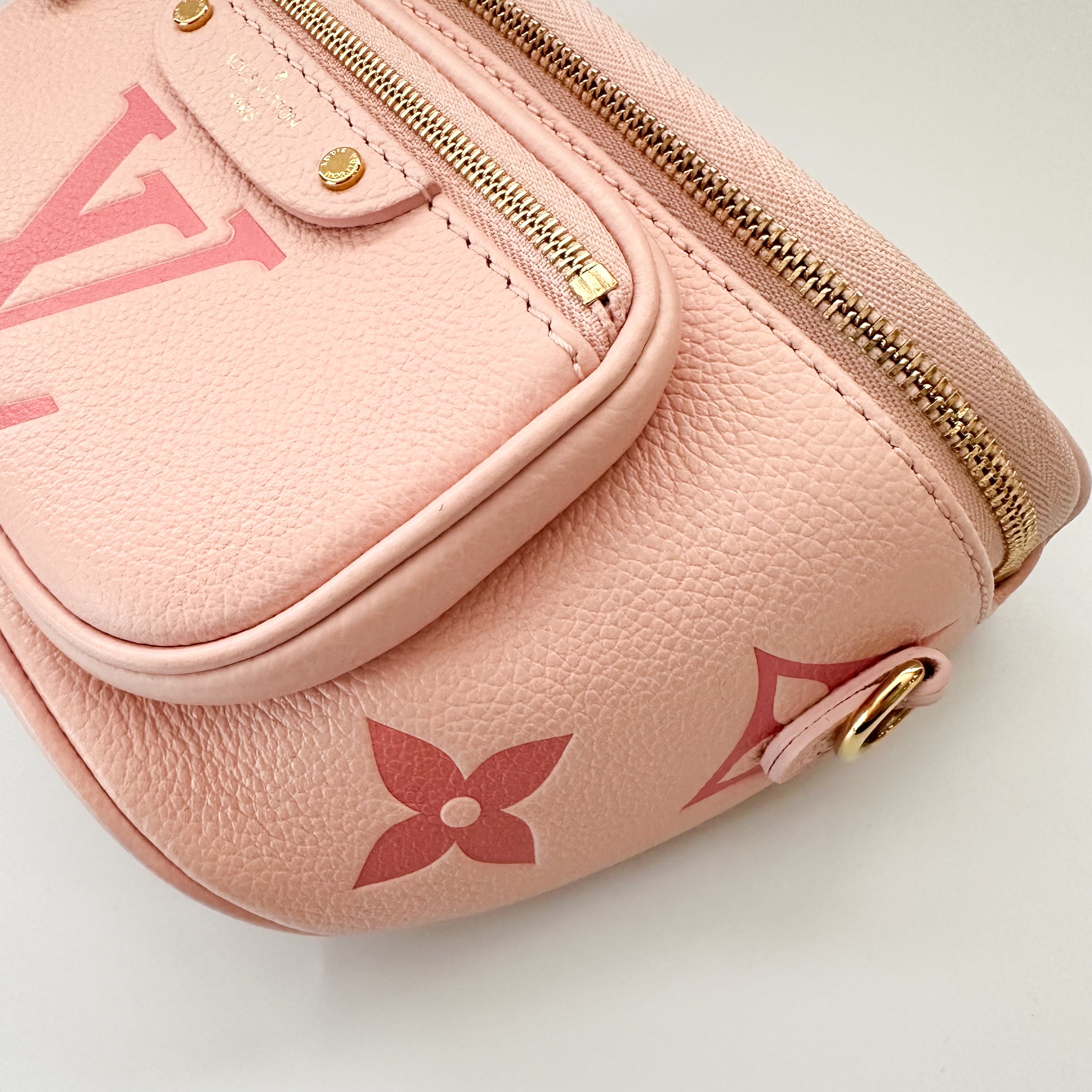 Louis Vuitton Bum Bag By The Pool Monogram Empreinte Giant Mini Pink