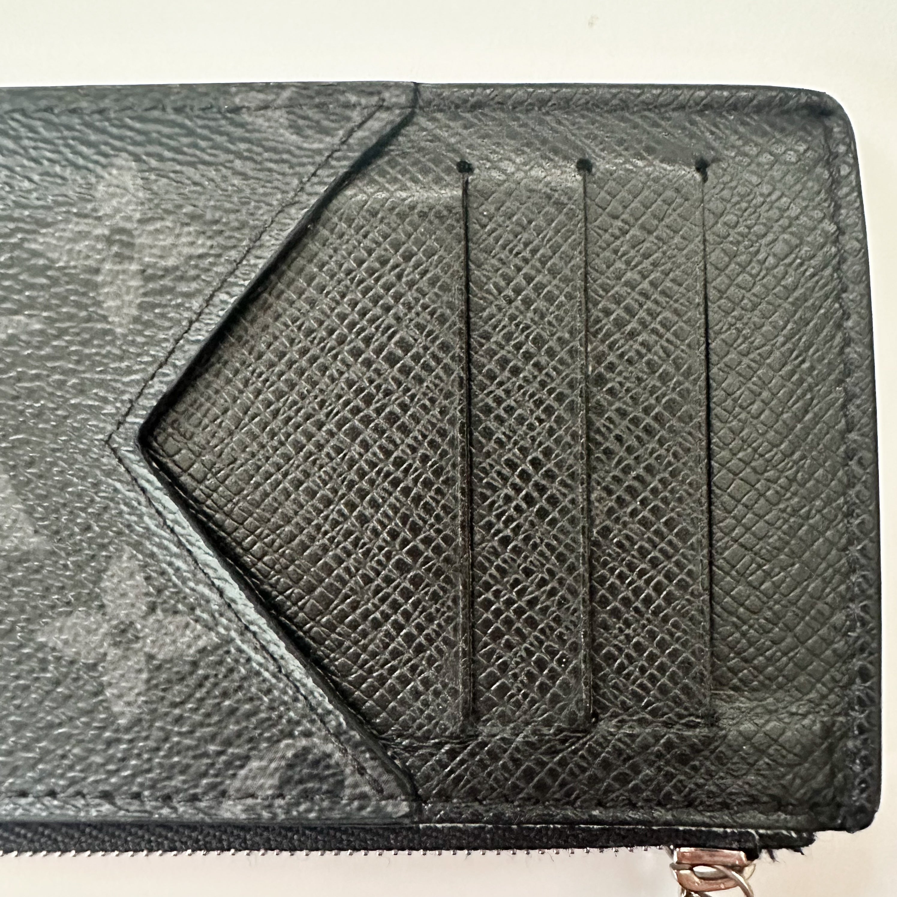 Louis Vuitton Monogram Eclipse Taiga Coin Card Holder