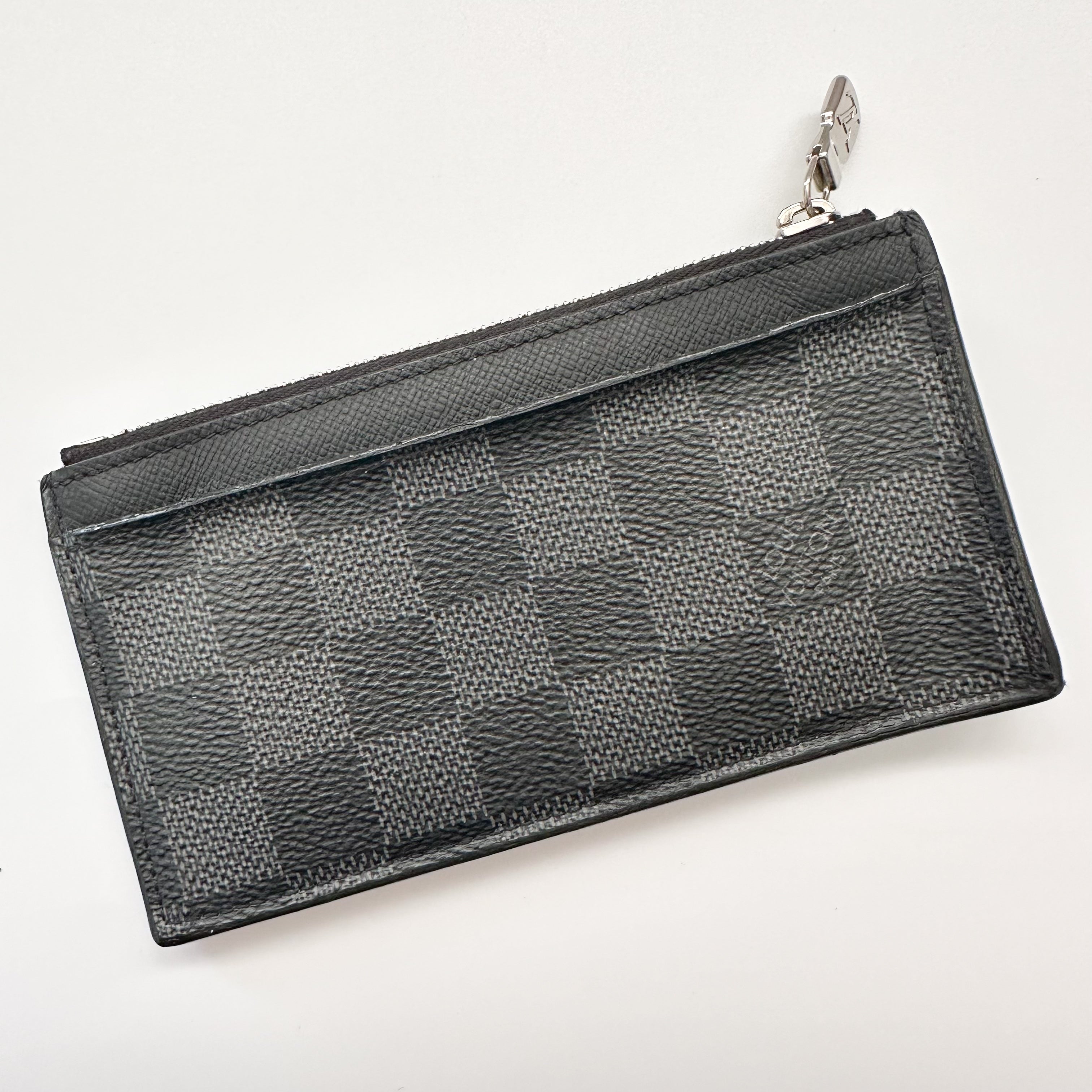 Louis Vuitton Taigarama Coin Card Holder Black