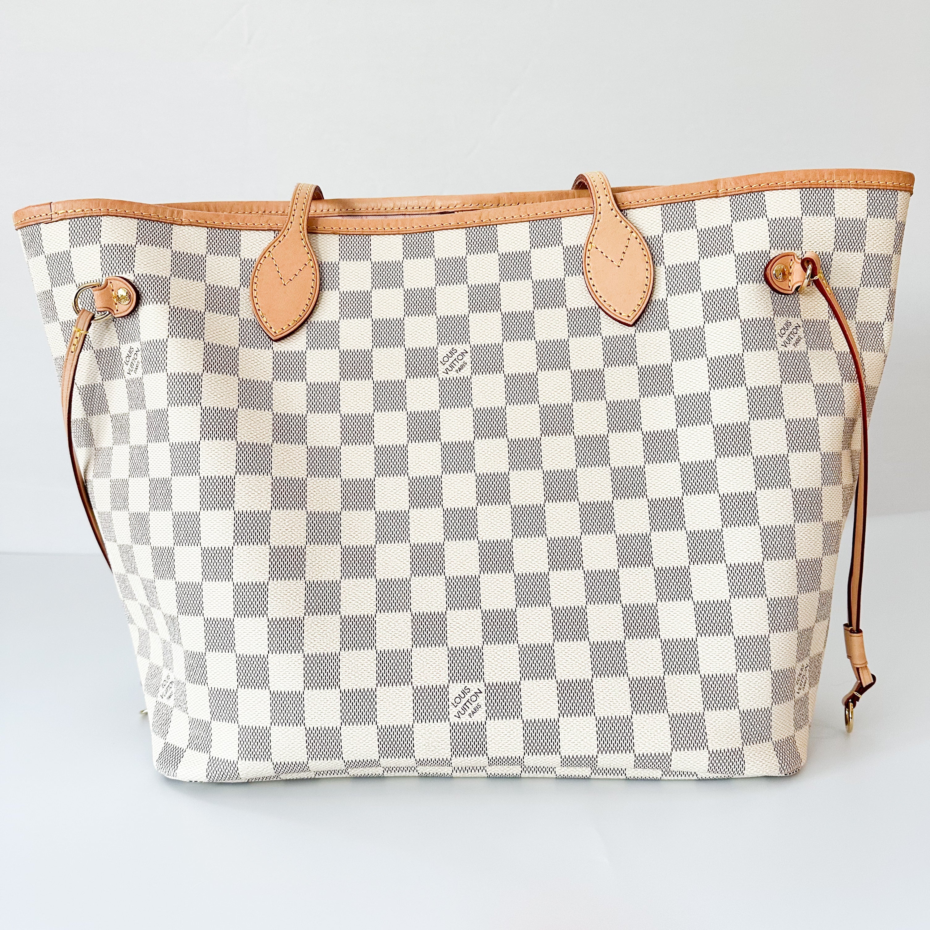 Louis Vuitton  Damier Azur Neo Neverfull MM Rose Ballerine