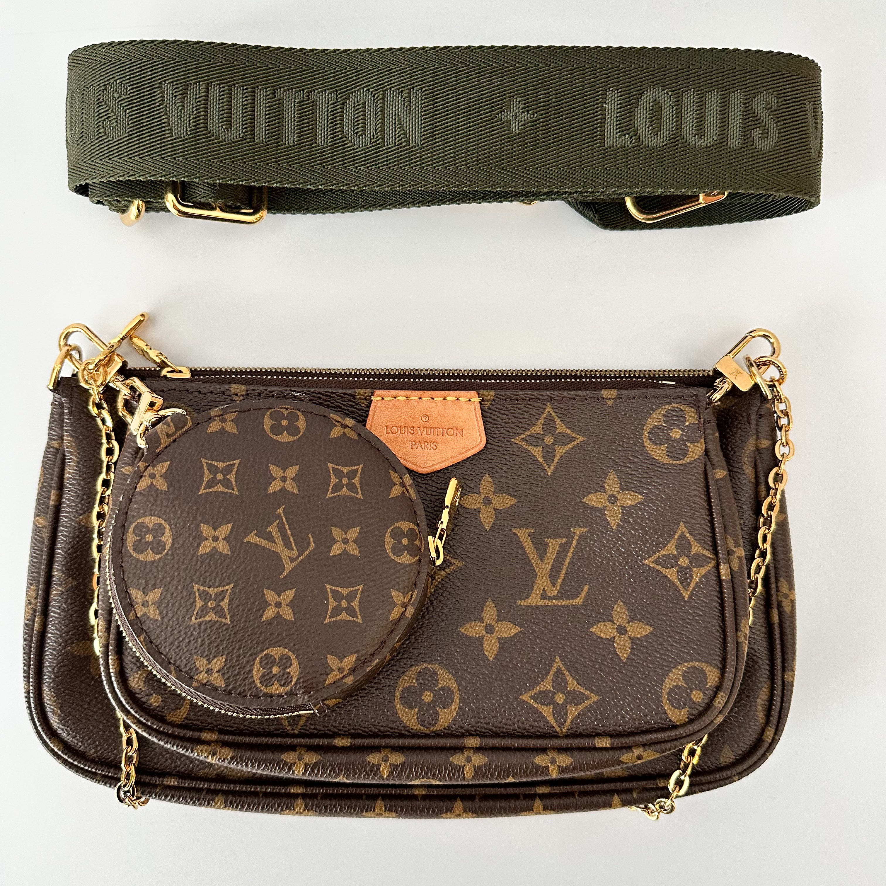 Louis Vuitton Monogram Multi Pochette Accessories Khaki