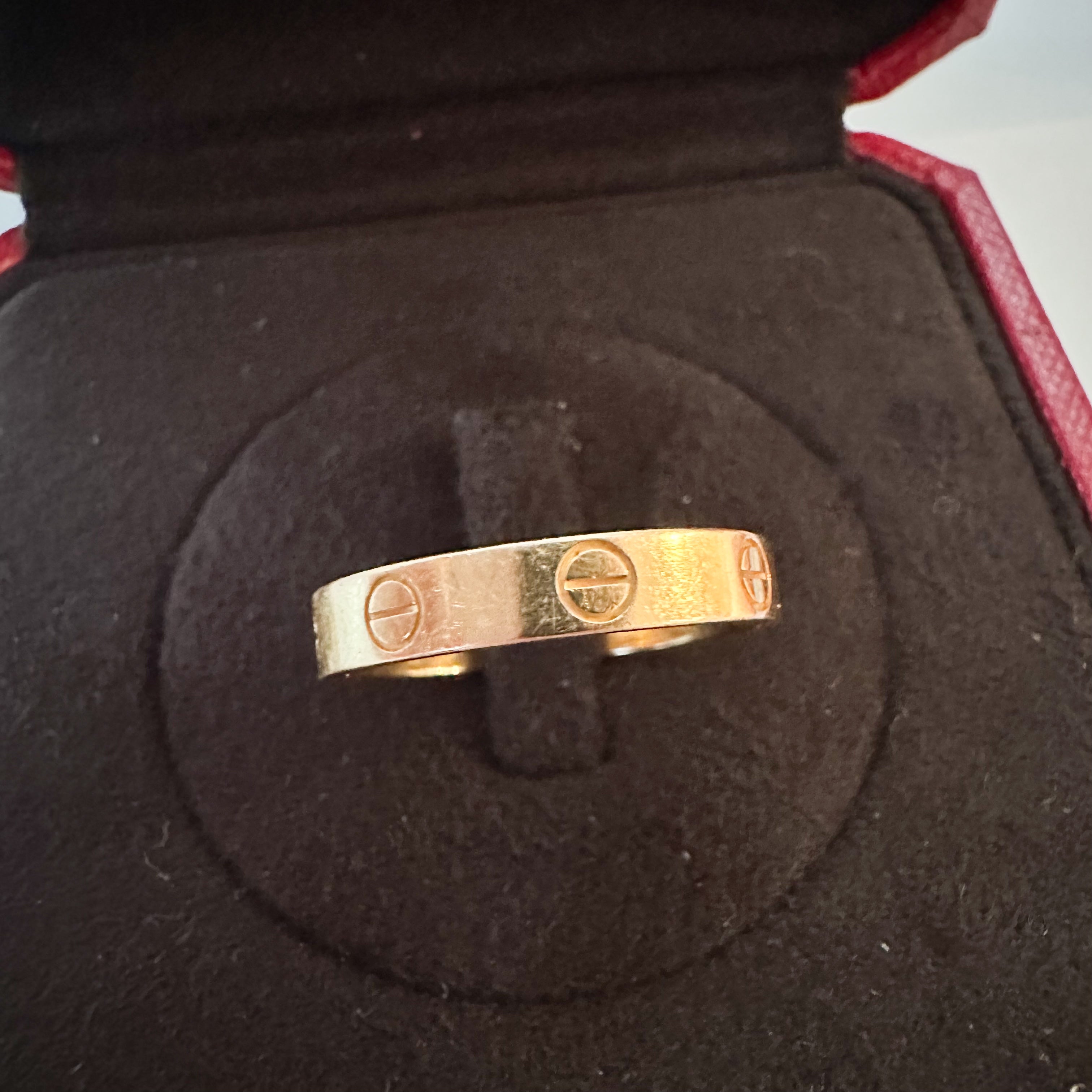 Cartier Love Wedding Band Yellow Gold 3.6mm sz 56