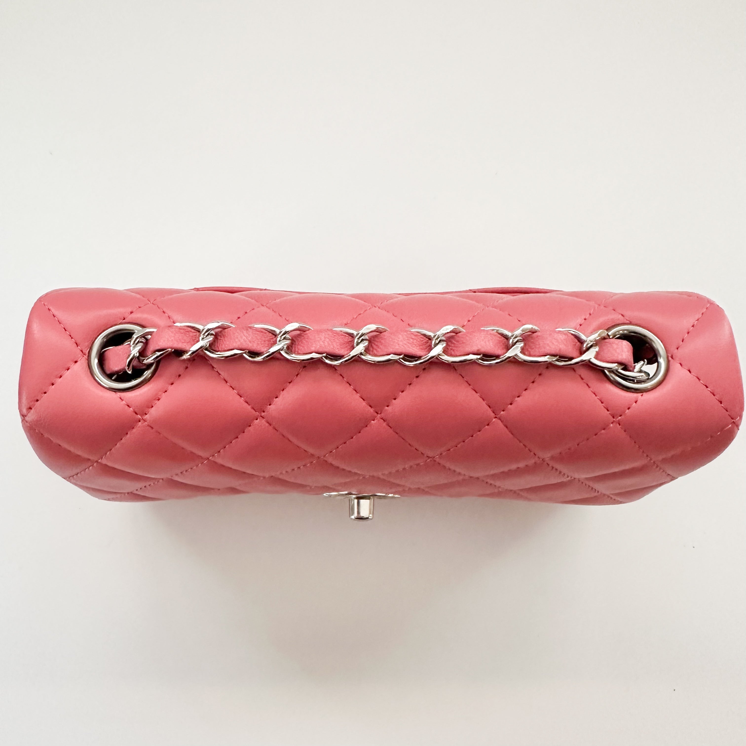 Chanel 23B Mini Flap Rose Pink