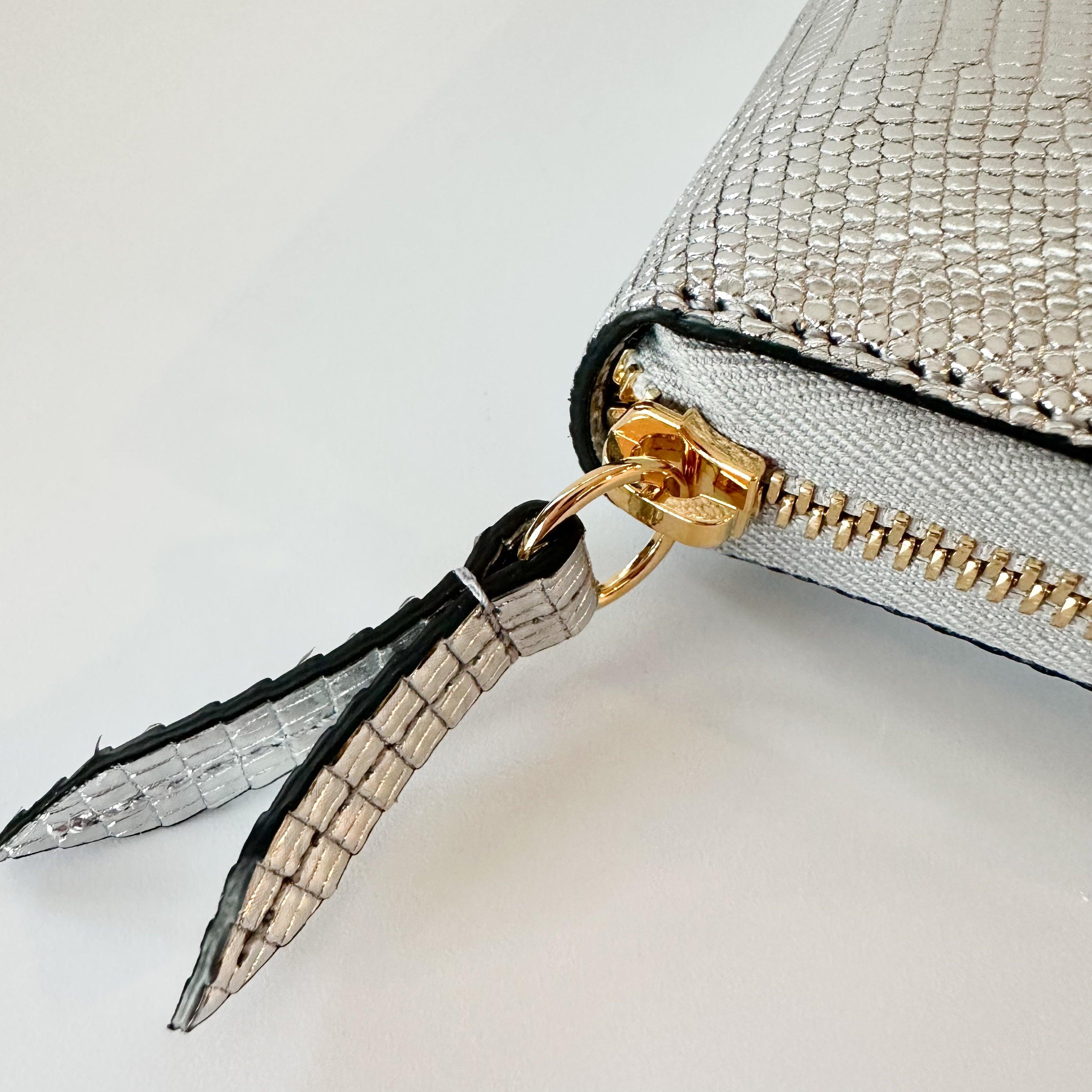 Gucci Lizard Zip-Around Wallet - Hiloresale