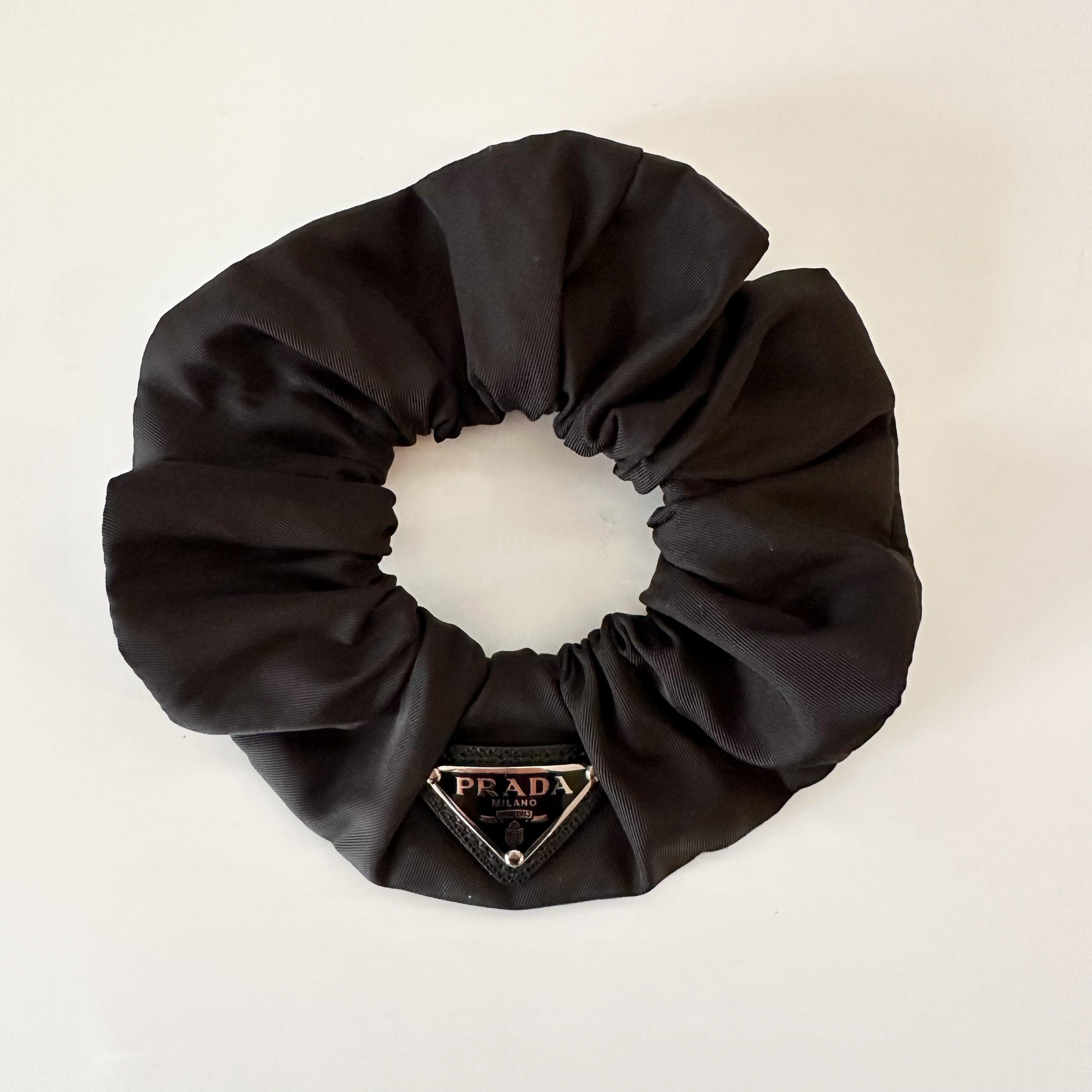 Prada Hair Scrunchie Black