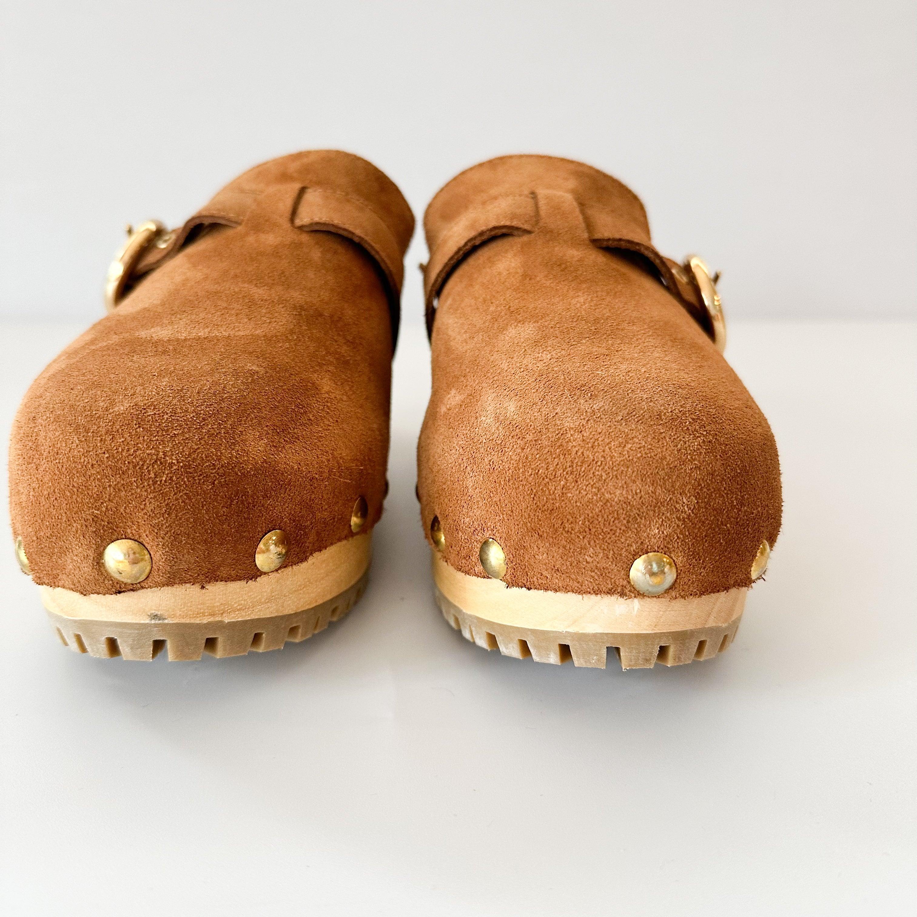 See by Chloe Viviane Suede Clogs - Hiloresale